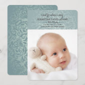 Bienvenue Petit Amour Faire-part de naissance phot (Devant / Derrière)