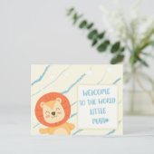 Bienvenue petite carte homme (Debout devant)