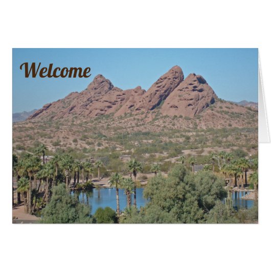 Bienvenue Phoenix Arizona Red Rock Photo House Inv (Devant horizontal)