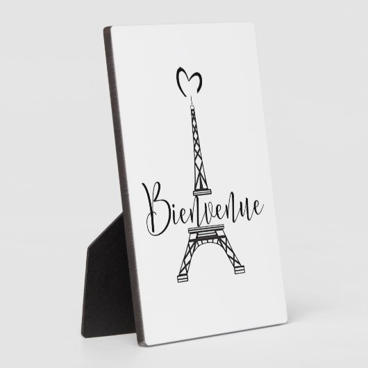 "Bienvenue" Plaque (Côté)