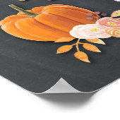 Bienvenue Poster Citrouille de l'affiche de Mariag (Coin)