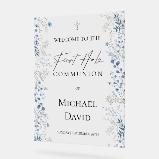 Bienvenue pour la première communion (Angle)
