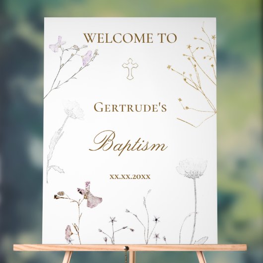 Bienvenue pour le baptême  (Neutre)