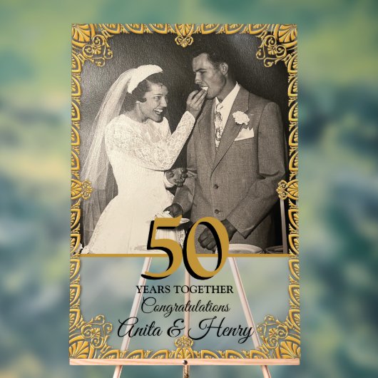 Bienvenue pour les 50 ans de mariage (Neutre)