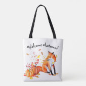 Bienvenue Renard d'automne Sac fourre-tout (Dos)