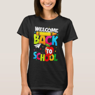 Bienvenue Retour À L'École TShirt Funny Student Te