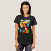 Bienvenue Retour À L'École TShirt Funny Student Te (Devant entier)