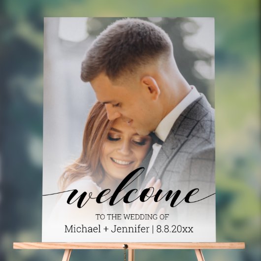 bienvenue script moderne mariage photo défaite (Neutre)