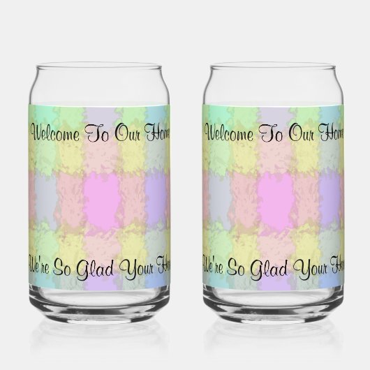 Bienvenue Soda Glass (Recto)