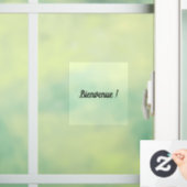 Bienvenue sticker autocollant adhésif de vitrines (Huis)