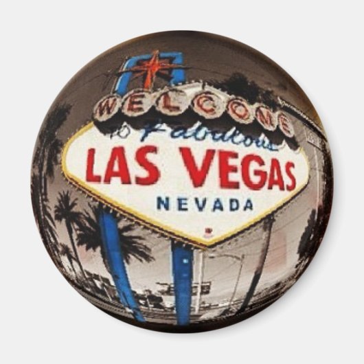 Bienvenue sur Fabulous Las Vegas Sign Magnet (Devant)