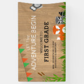 Bienvenue Sur La Bannière D'Aventure Animale De 1È (Vertical)