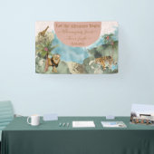 Bienvenue sur la bannière du baby shower de la jun (Salon professionnel)