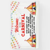 Bienvenue sur la bannière du Carnaval (Vertical)