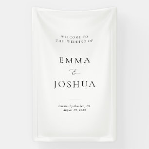 Bienvenue sur la bannière Mariage de signalisation