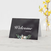 Bienvenue Sur La Carte Arrière - plan De L'Équipe (Fleur jaune)