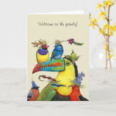 Bienvenue sur la carte de voeux familiale (Fleur jaune)