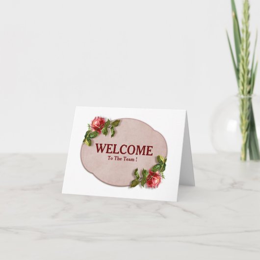 Bienvenue Sur La Carte D'Équipe (Devant)