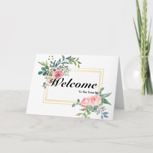 Bienvenue Sur La Carte D'Équipe (Devant)