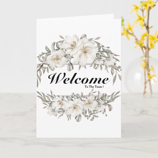 Bienvenue Sur La Carte D'Équipe (Fleur jaune)