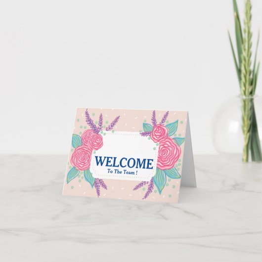 Bienvenue Sur La Carte D'Équipe (Devant)