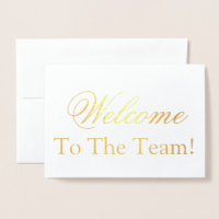 Bienvenue Sur La Carte Foil Team