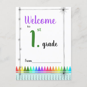 Bienvenue sur la carte postale de 1ère classe