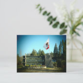 Bienvenue sur la carte postale du panneau Placervi (Debout devant)