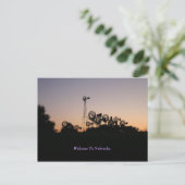 Bienvenue Sur La Carte Postale Nebraska (Debout devant)