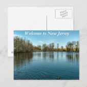 Bienvenue sur la carte postale NJ (Devant / Derrière)