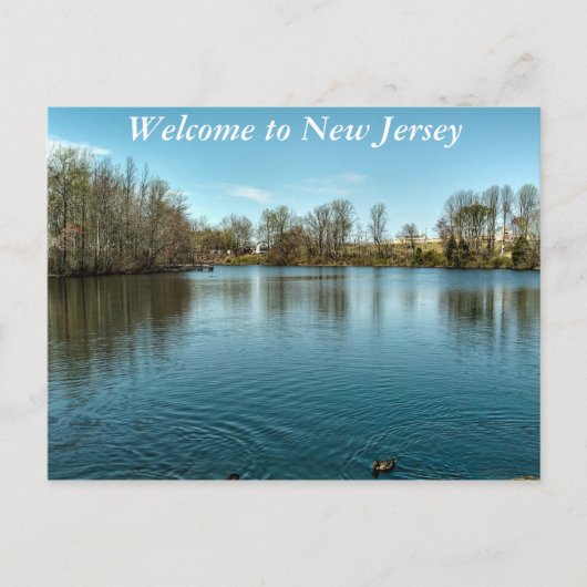 Bienvenue sur la carte postale NJ (Devant)
