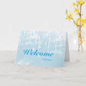 Bienvenue Sur La Carte Postale Team Blue Parties s (Fleur jaune)