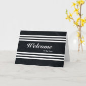 Bienvenue Sur La Carte Postale Team Chalkboard Str (Fleur jaune)