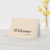 Bienvenue Sur La Carte Postale Team White (Fleur jaune)