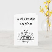 Bienvenue sur la carte Team Card, drôle, mignonne  (Fleur jaune)