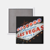 Bienvenue sur Las Vegas Magnet (Recto/Verso)