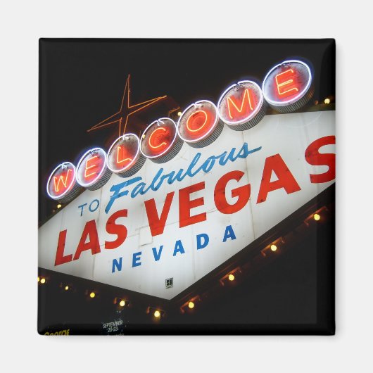 Bienvenue sur Las Vegas Magnet (Devant)