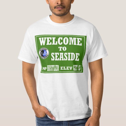 Bienvenue Sur Le Bord De Mer — T-Shirt (Devant)