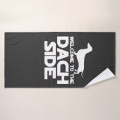 Bienvenue Sur Le Côté Dachshund (Serviette de bain)