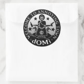 Bienvenue Sur Le Sticker Qui Vous Emmerde ! (Sac)