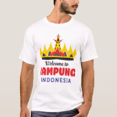 Bienvenue sur le T-Shirt de Lampung (Devant)