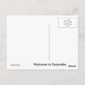 Bienvenue Sur Les Cartes Postales Escanaba (Dos)