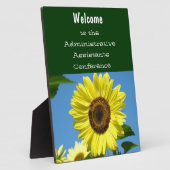 Bienvenue sur les plaques du comptoir de conférenc (Côté)