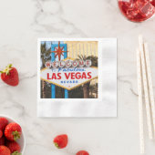 Bienvenue sur les serviettes en papier Las Vegas (En situation)