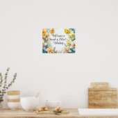Bienvenue sur notre affiche mariage (Cuisine)