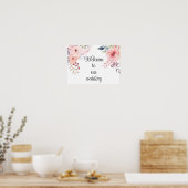 Bienvenue sur notre affiche mariage (Cuisine)