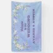 Bienvenue sur notre bannière Florale Mariage (Vertical)