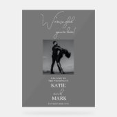 Bienvenue Sur Notre Bannière Photo Mariage Noir Ge (Recto)