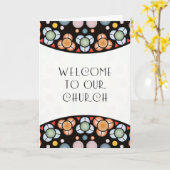 Bienvenue sur notre carte d'église (Fleur jaune)