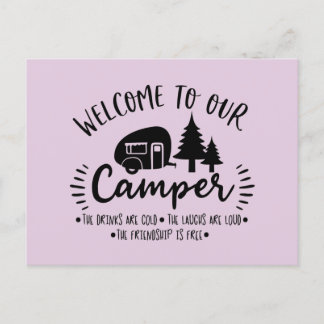 Bienvenue sur notre carte postale de camping-car
